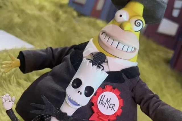 Simpsons Nightmare Before Christmas couch gag Treehouse of Horror