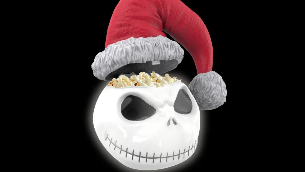 Santa Jack Skellington Popcorn Bucket