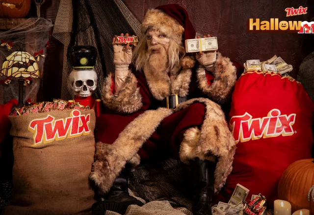 TWIX Zombie Claus Hallowmas
