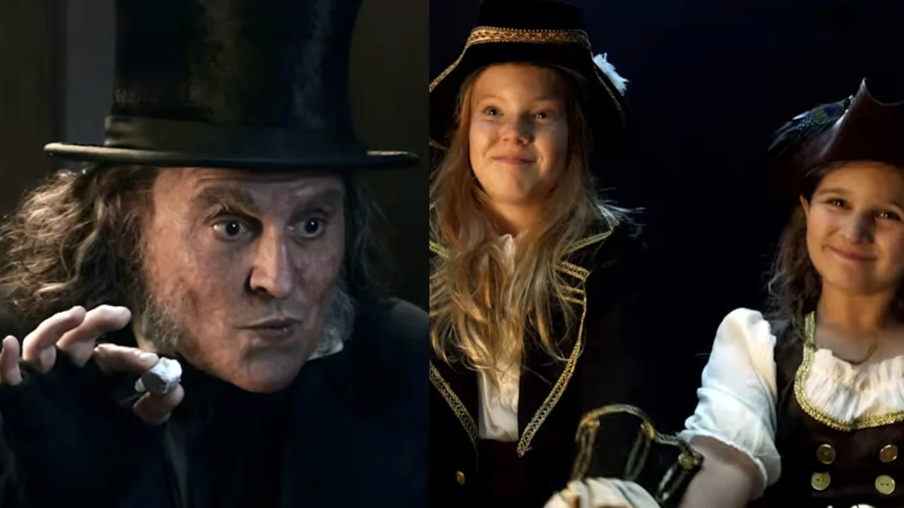 Johnny Depp Ebenezer Halloween Trick or Treaters video