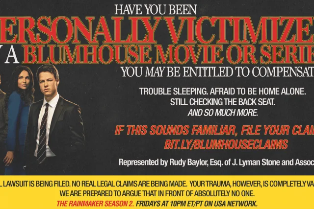 Blumhouse Rainmaker False Lawsuit