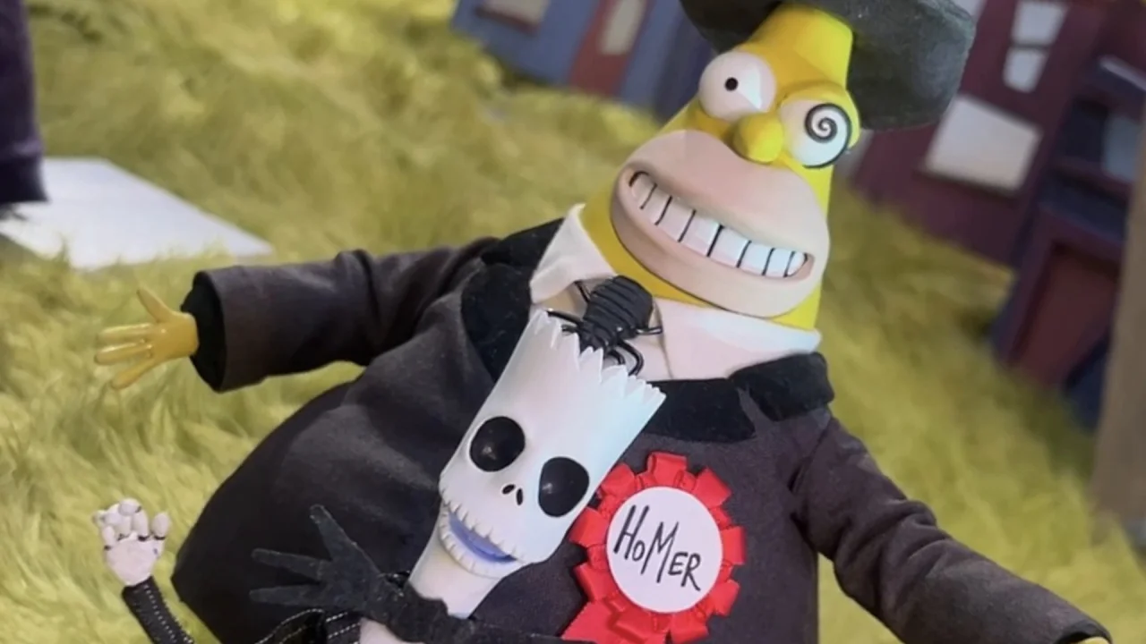 Simpsons Nightmare Before Christmas couch gag Treehouse of Horror