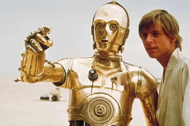 Star Wars Super Bowl Funday Football C3PO Luke