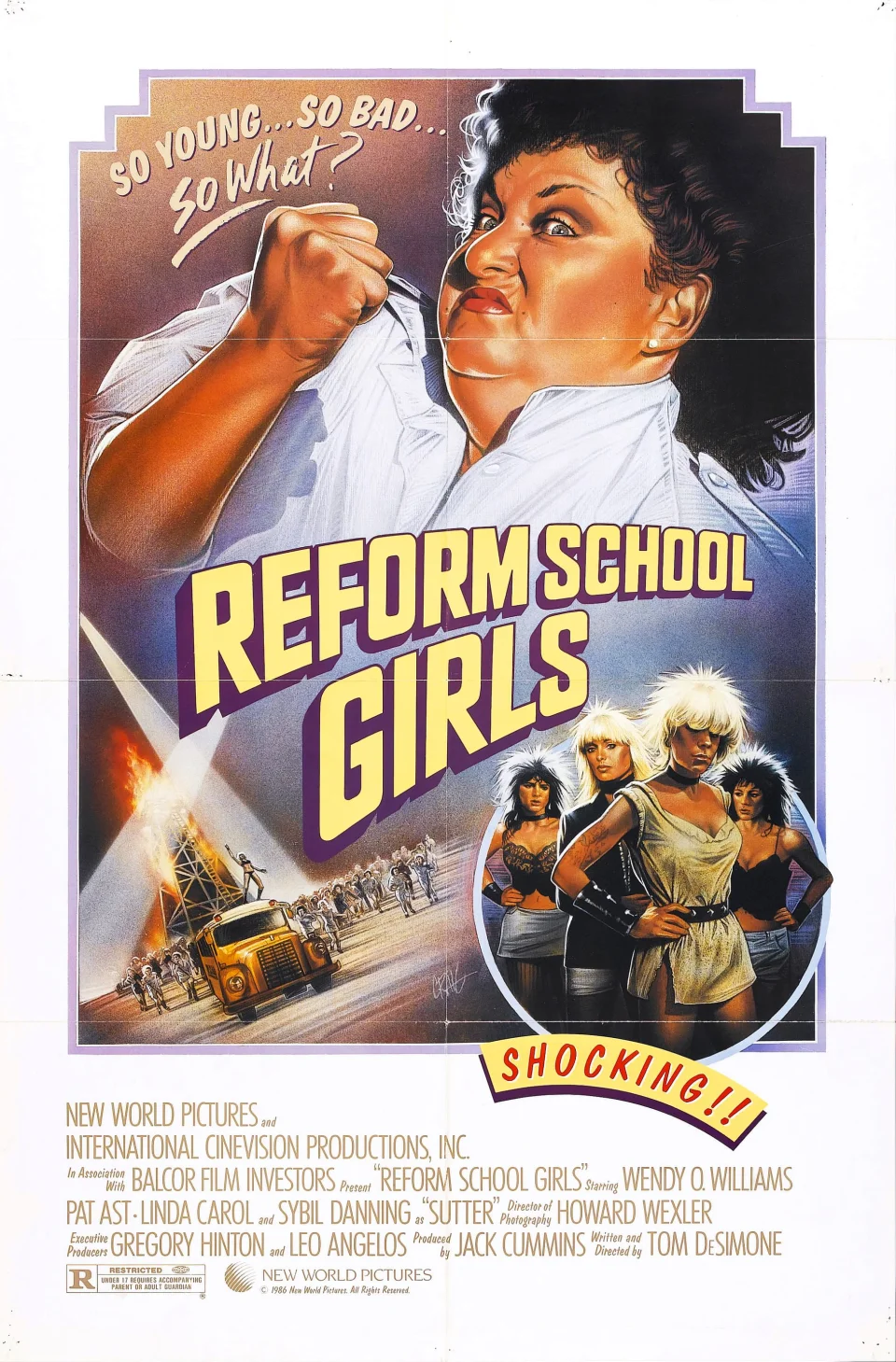 Reform School Girls Poster 1986