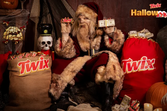 TWIX Zombie Claus Hallowmas